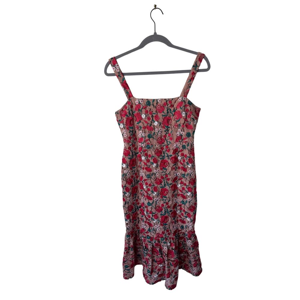 Lovers + Friends Under the Stars Midi Dress Color: Dark Nude Size Small - Picture 4 of 11